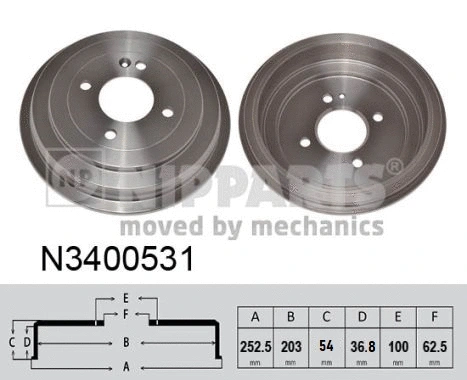 Brake Drum (N3400531)