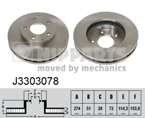 Brake Disc (J3303078)