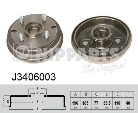 Brake Drum (J3406003)