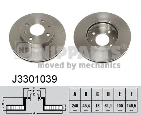 Brake Disc (J3301039)