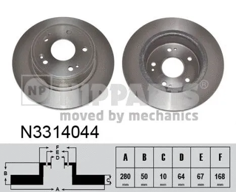 Brake Disc (N3314044)