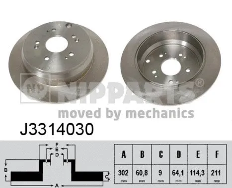 Brake Disc (J3314030)