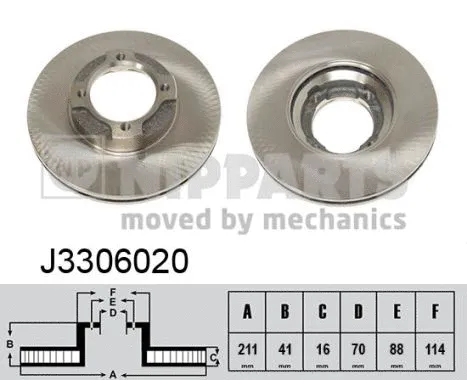 Brake Disc (J3306020)