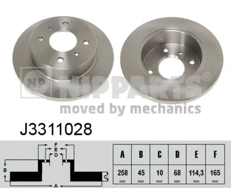 Brake Disc (J3311028)