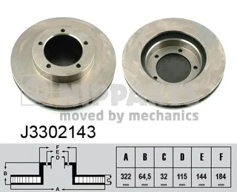 Brake Disc (J3302143)