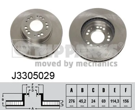 Brake Disc (J3305029)