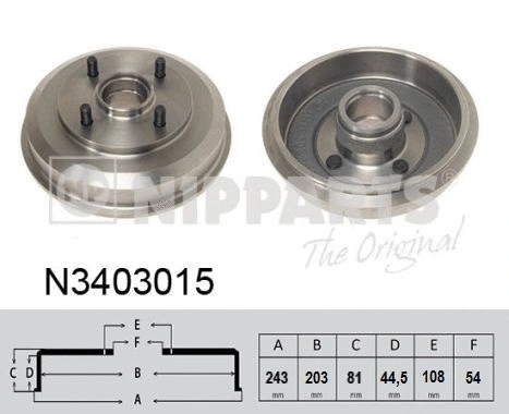 Brake Drum (N3403015)