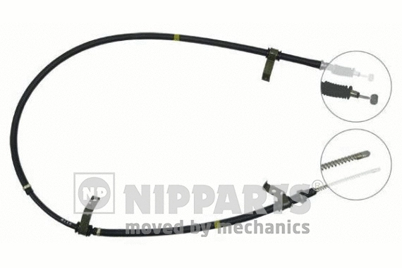 Cable Pull, parking brake (J14318)