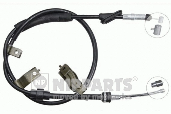 Cable Pull, parking brake (J3934038)
