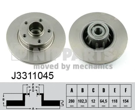 Brake Disc (J3311045)
