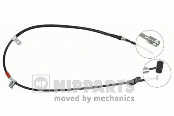 Cable Pull, parking brake (J18757)