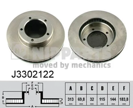 Brake Disc (J3302122)