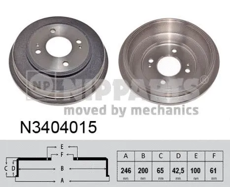Brake Drum (N3404015)