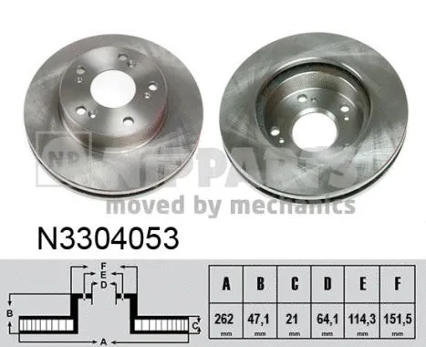 Brake Disc (N3304053)