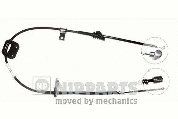 Cable Pull, parking brake (J12628)