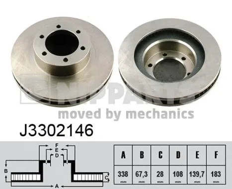 Brake Disc (J3302146)