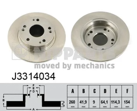 Brake Disc (J3314034)