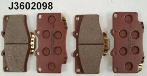 Brake Pad Set, disc brake (J3602098)