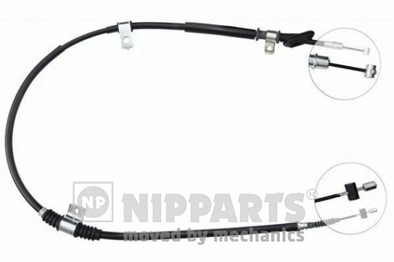 Cable Pull, parking brake (J14118)