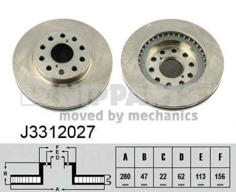 Brake Disc (J3312027)