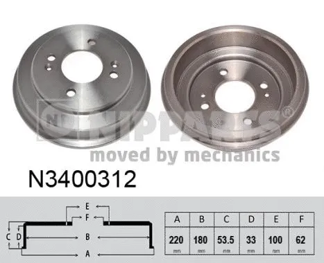 Brake Drum (N3400312)