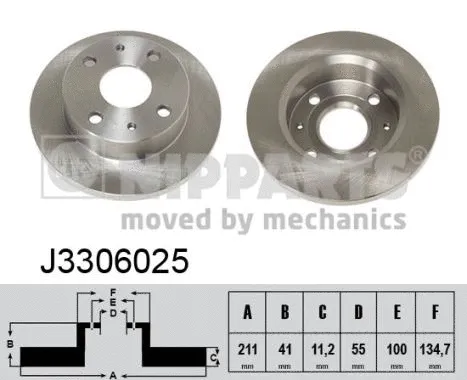 Brake Disc (J3306025)