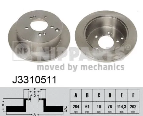 Brake Disc (J3310511)