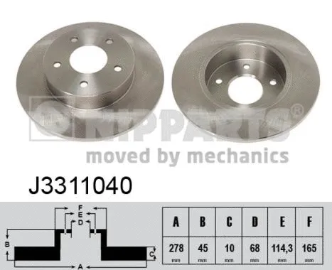 Brake Disc (J3311040)