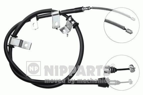Cable Pull, parking brake (J15358)