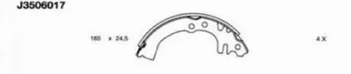 Brake Shoe Set (J3506017)
