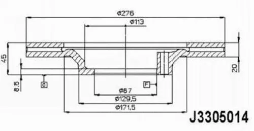 Brake Disc (J3305014)