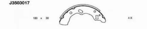 Brake Shoe Set (J3503017)