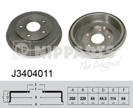 Brake Drum (J3404011)
