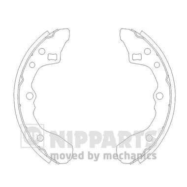 Brake Shoe Set (J3503027)