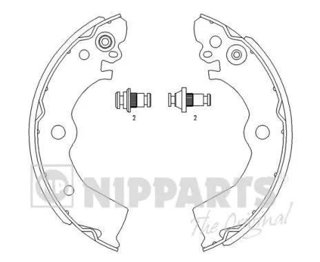 Brake Shoe Set (J3501042)