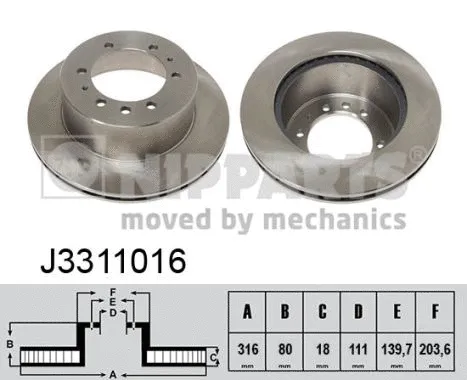 Brake Disc (J3311016)
