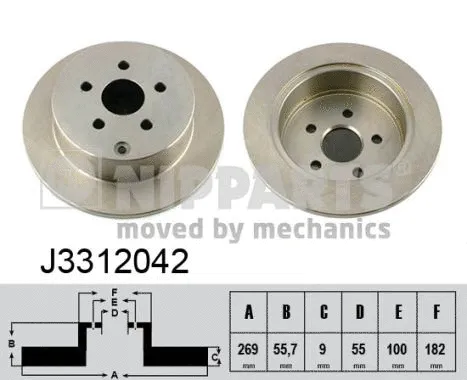 Brake Disc (J3312042)
