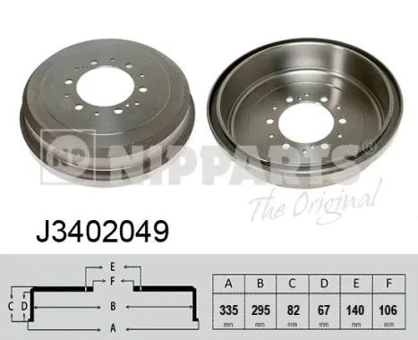 Brake Drum (J3402049)
