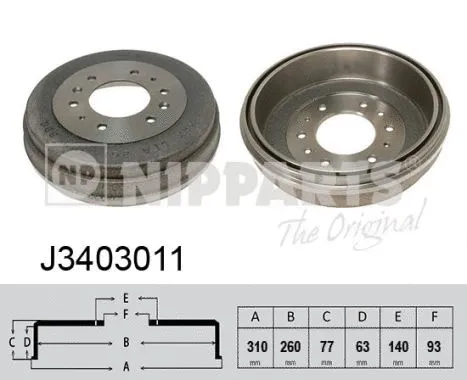 Brake Drum (J3403011)