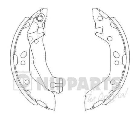 Brake Shoe Set (J3500516)