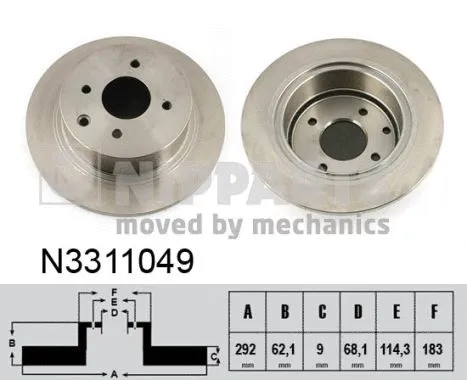Brake Disc (N3311049)