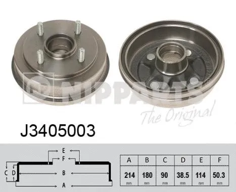 Brake Drum (J3405003)