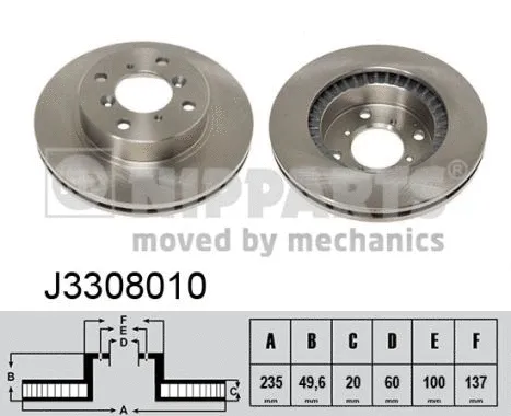 Brake Disc (J3308010)
