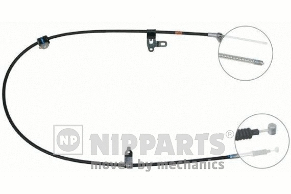 Cable Pull, parking brake (J19317)