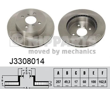 Brake Disc (J3308014)
