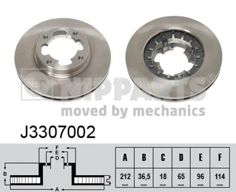 Brake Disc (J3307002)