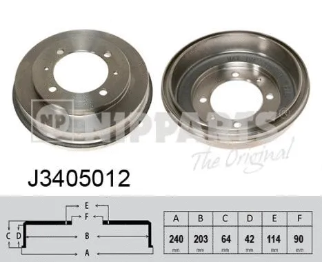 Brake Drum (J3405012)