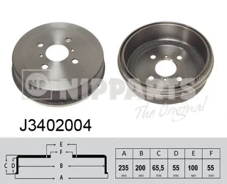 Brake Drum (J3402004)