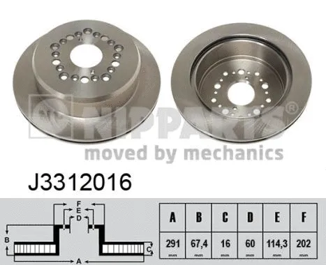 Brake Disc (J3312016)