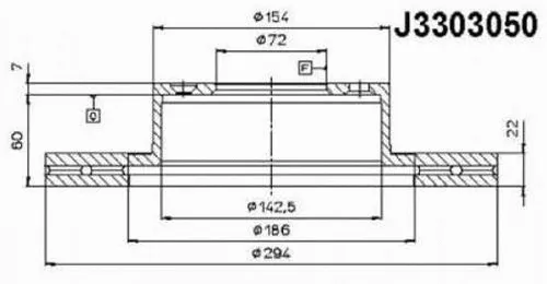 Brake Disc (J3303050)
